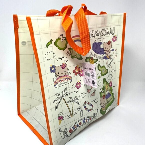 Hello Kitty Reusable Tote Bag Hawaiin Islands ABC Store Limited Edition Shopping - Picture 1 of 6